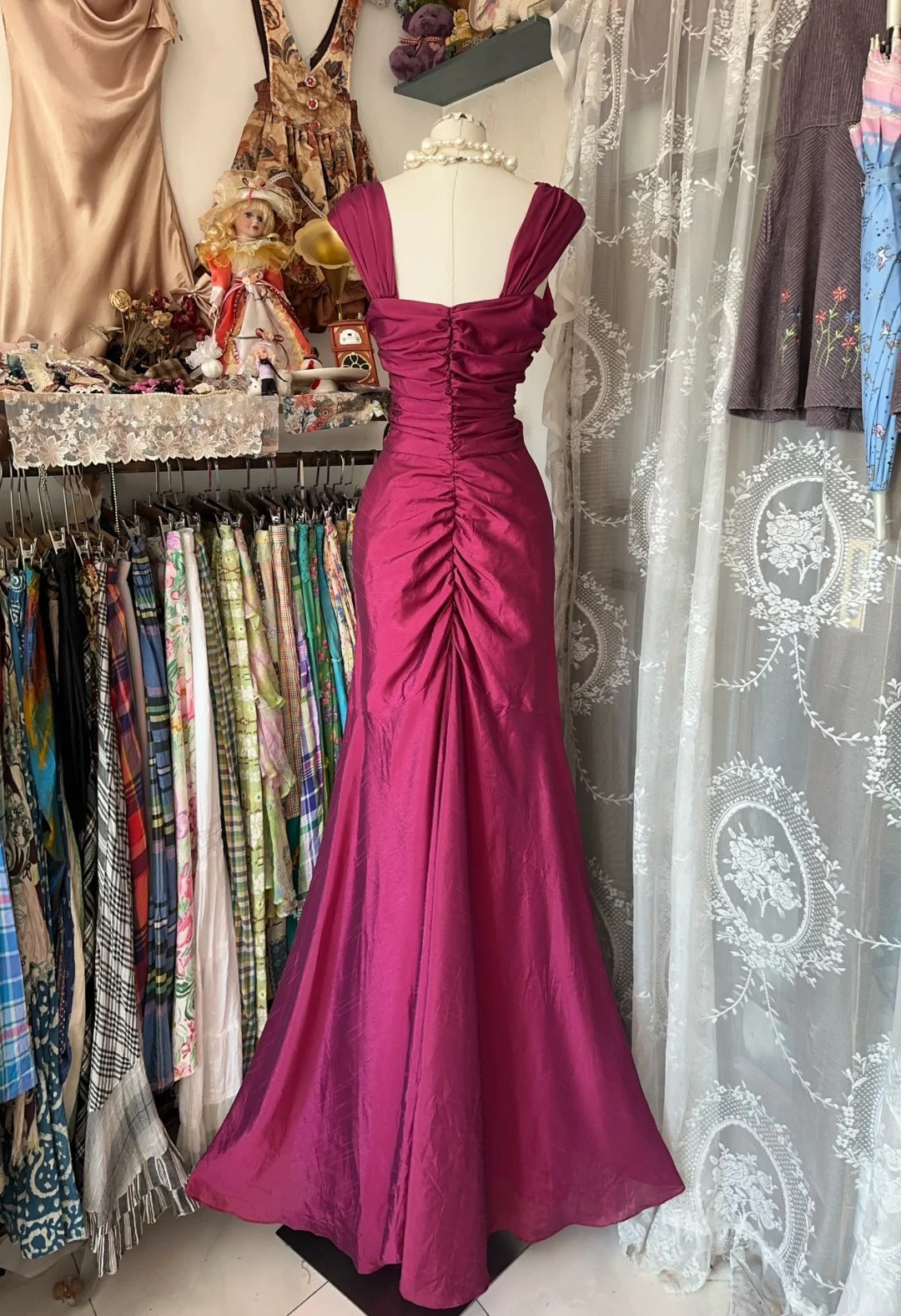Mermaid Long Prom Gown Evening Dress fg7397