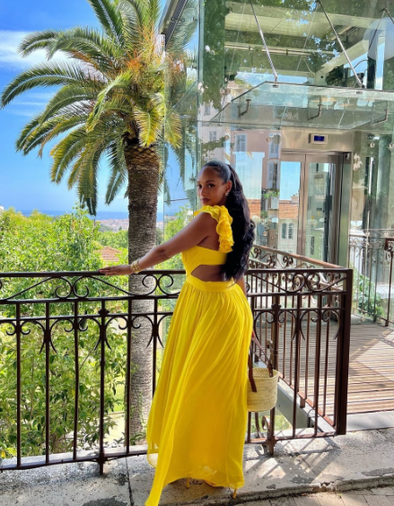 A Line Yellow Evening Dresses Formal Party Dress Prom Gown fg6797