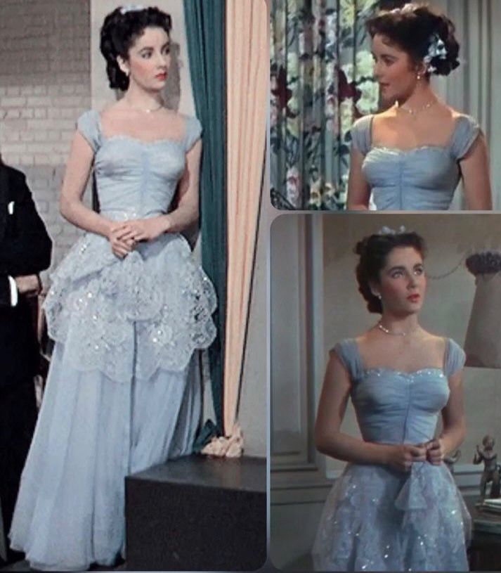 Vintage A Line Blue Long Prom Dresses Party Evening Dress fg7200
