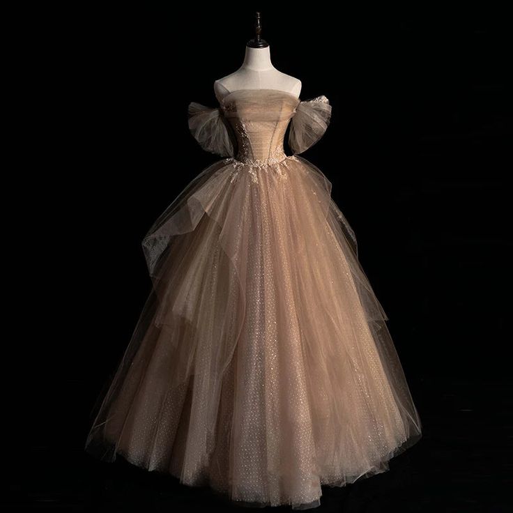 Tulle Lace Long Prom Dress, Evening Formal Dress fg7236