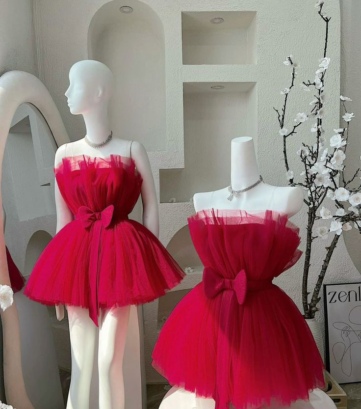 Tiered Tulle A-line Homecoming Dresses, Chic Strapless Short Party Dress fg7052