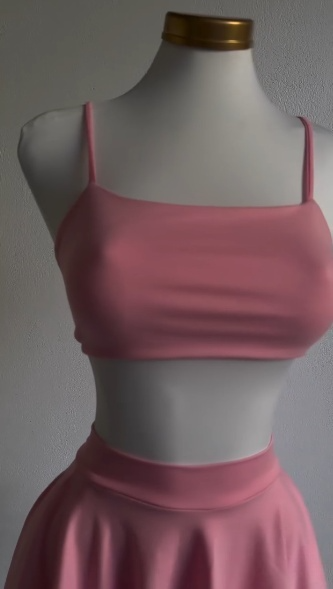 Pink Two Piece Birthday Outfit Short Evening Dress Cocktail Dresses Short Party Dress fg7999