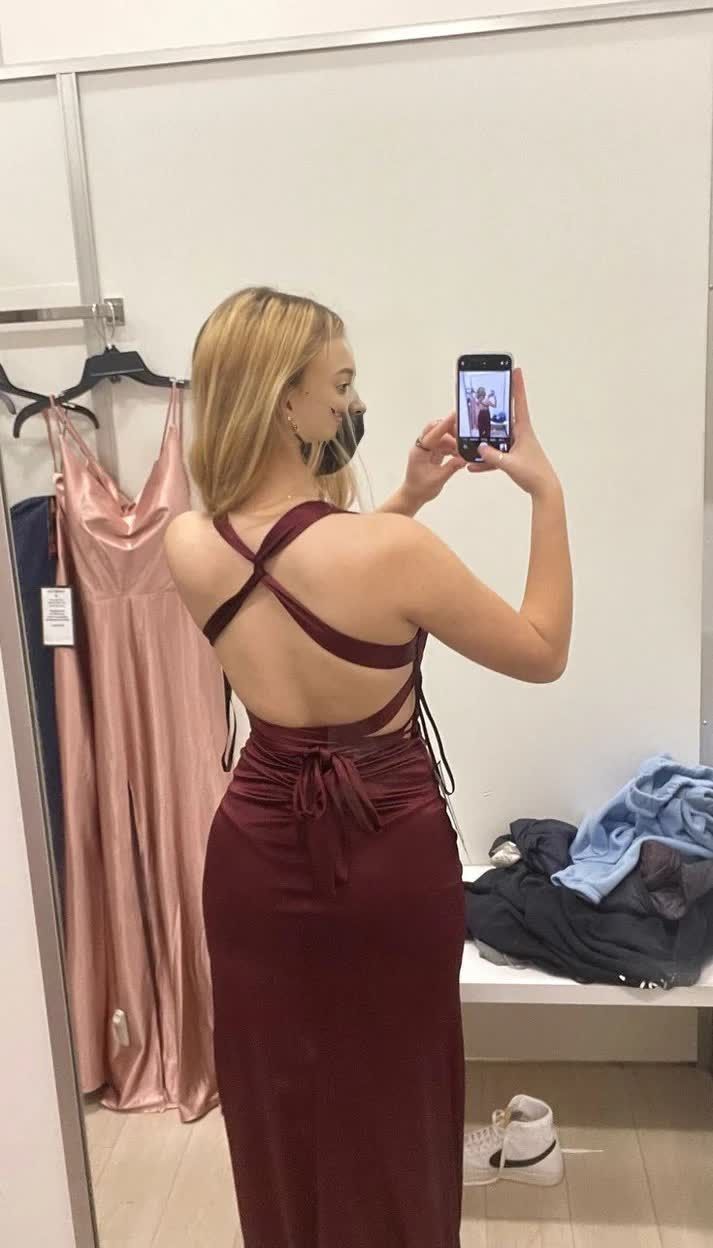 Simple Burgundy V Neck Long Party Dress Formal Prom Dress fg6917