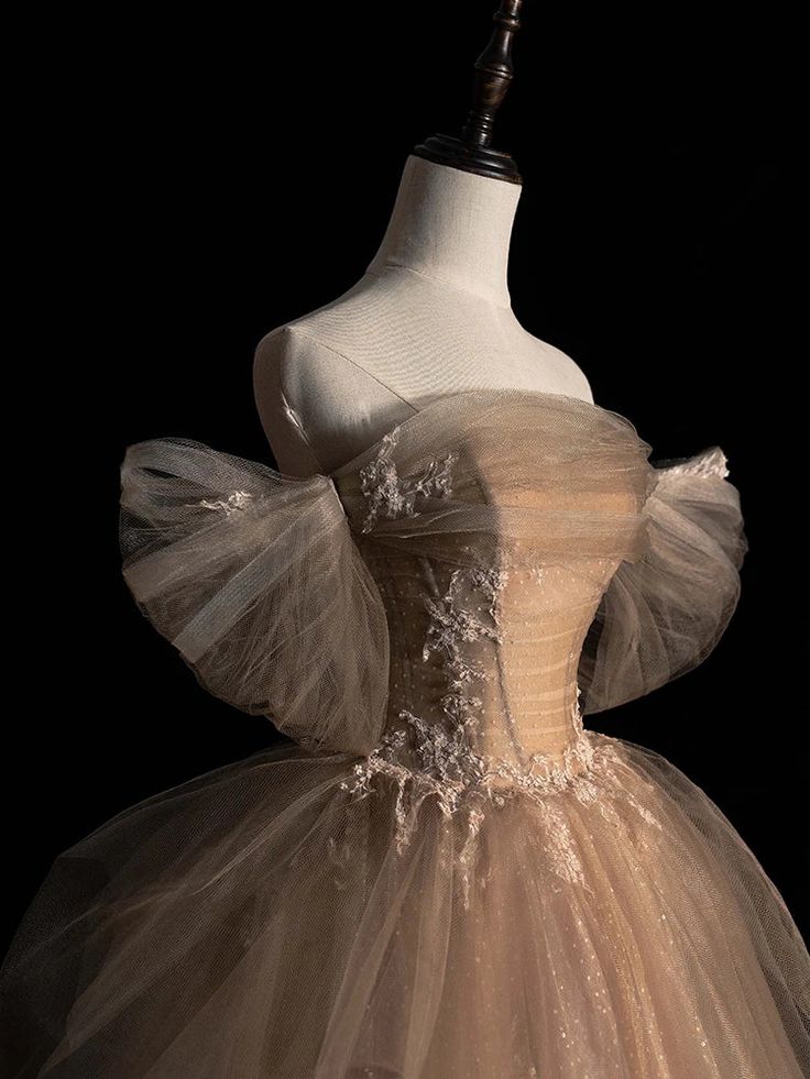 Tulle Lace Long Prom Dress, Evening Formal Dress fg7236