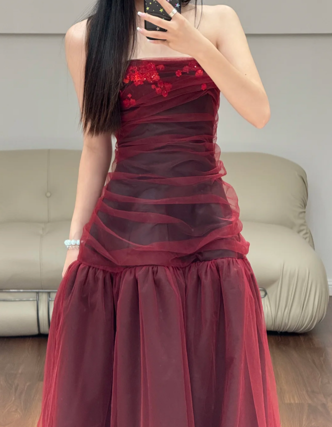 Robe de soirée longue sirène colorée à paillettes, tenue de remise de diplôme fg8362