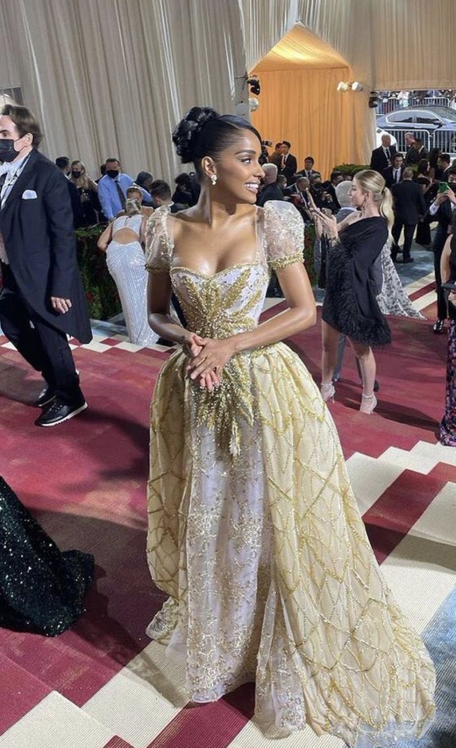 Gold Sparkle Shiny Prom Party Dress Graduation Dress Evening Dress fg8455