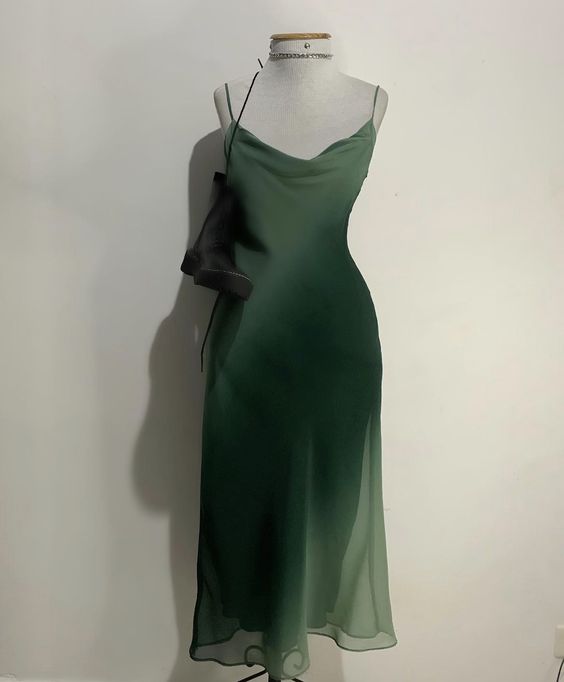 Green Evening Dresses Sexy Formal Party Dress fg5516