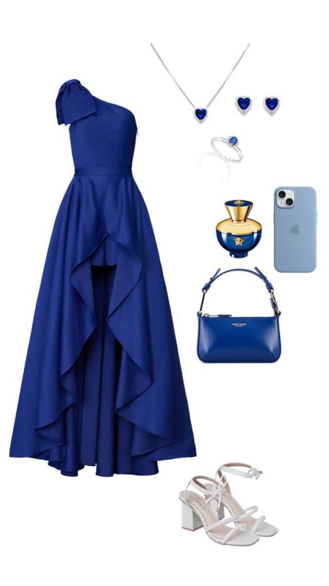 Elegant Formal Dress One Shoulder High Low Evening Party Dress fg7534