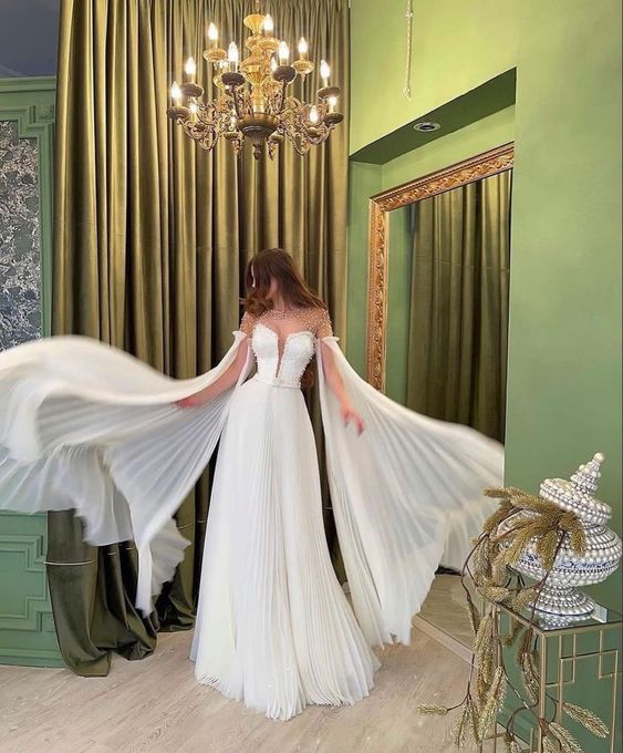 A line Long evening dress for women elegant and gorgeous party dress fg5708