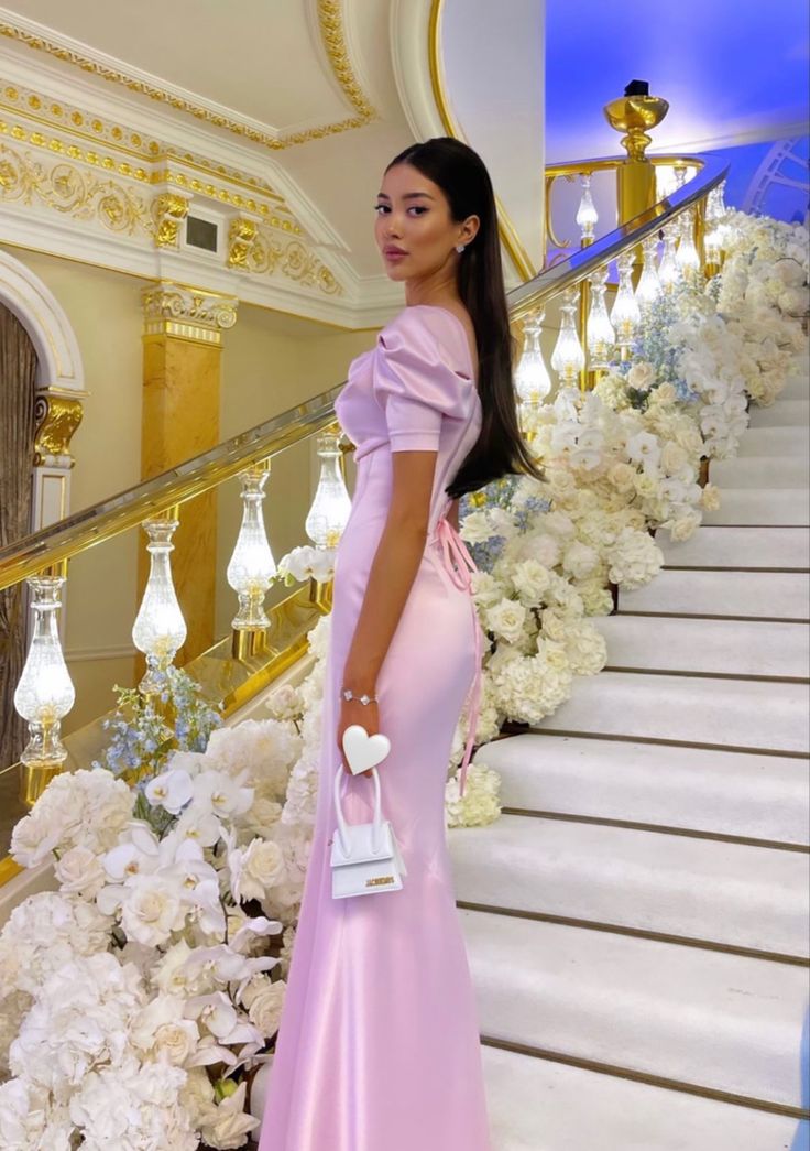 Pink Prom Dresses Women Formal Party Evening Gown fg1511