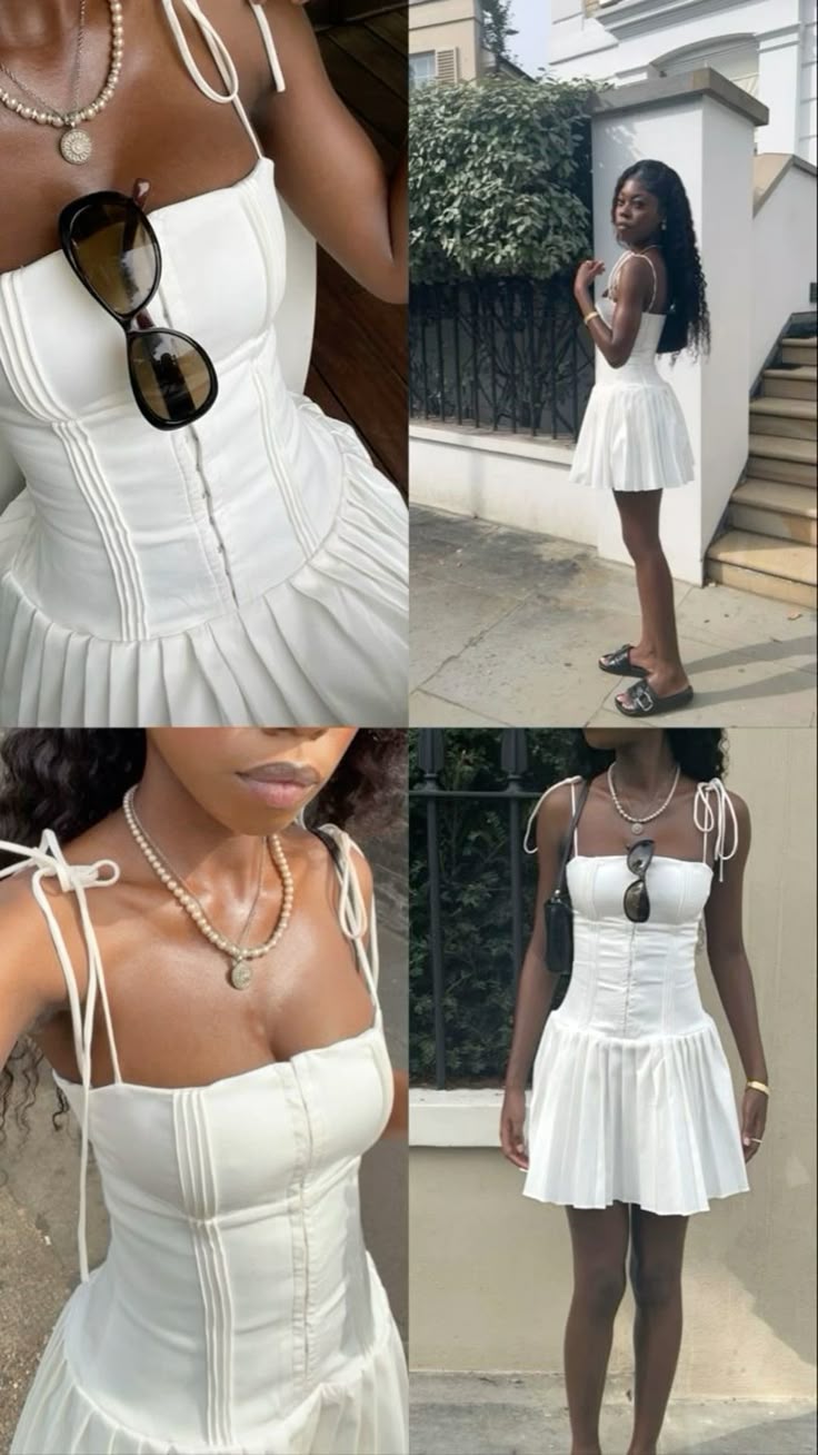 White Birthday Dress Homecoming Dress Short Party Dress fg7735