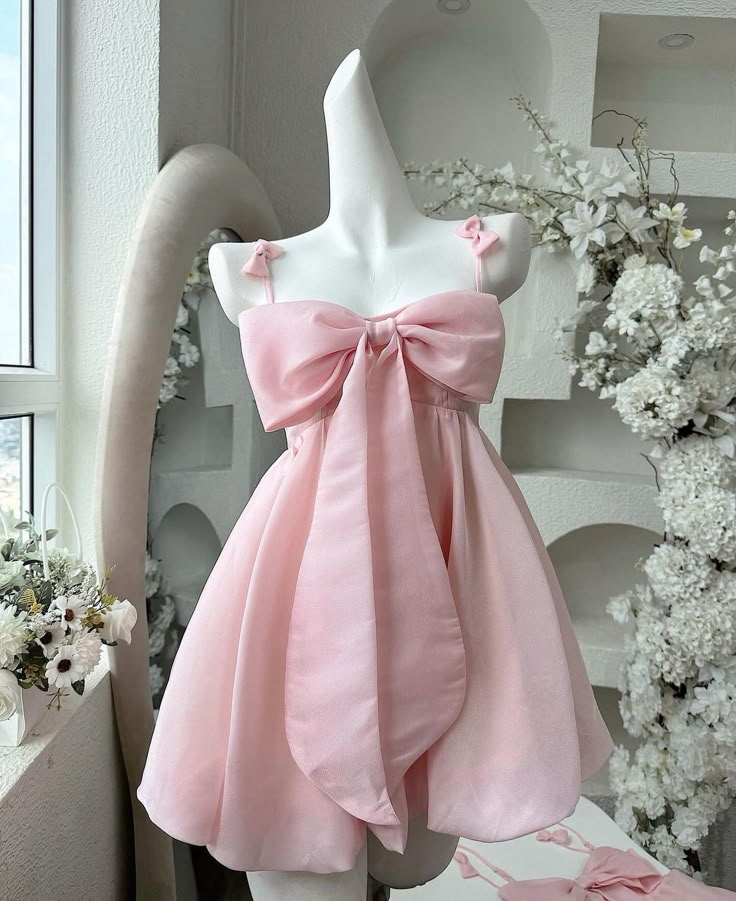 Pink Cocktail Dress Short Party Dress Homecoming Dress fg7516