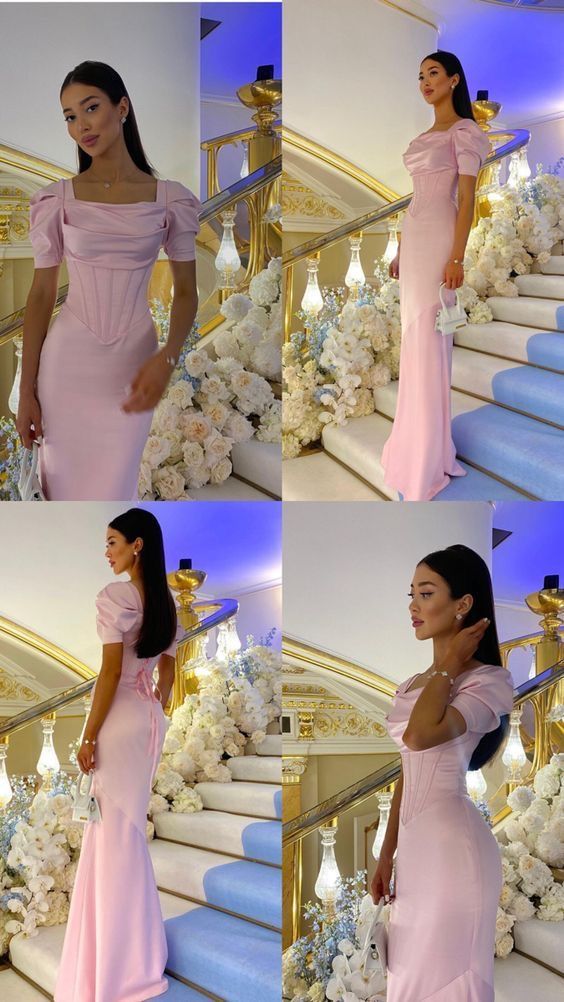 Pink Prom Dresses Women Formal Party Evening Gown fg1511