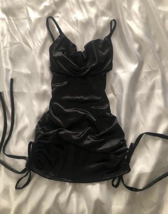 Elegant Short Homecoming Dresses Black Party Dress fg5418