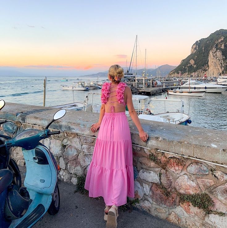 A Line V Neck Open Back Pink Floral Long Prom Dresses, Long Pink Tulle Formal Graduation Evening Dresses fg6394