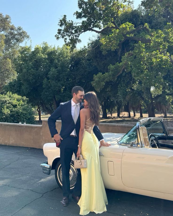 Yellow Straps Prom Dresses, Evening Dress Floor Length Party Gowns fg6559