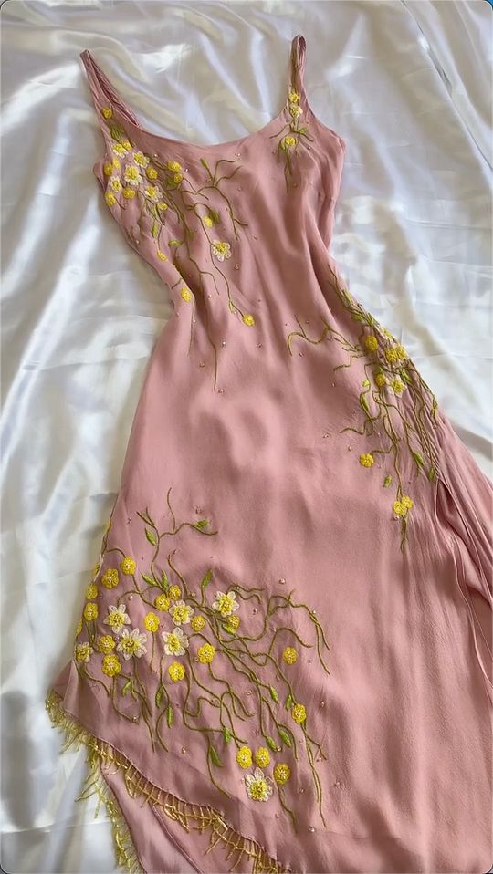 Pink Embroidery Party Dress Vintage Prom Dress Evening Dress New Formal Gowns fg6467