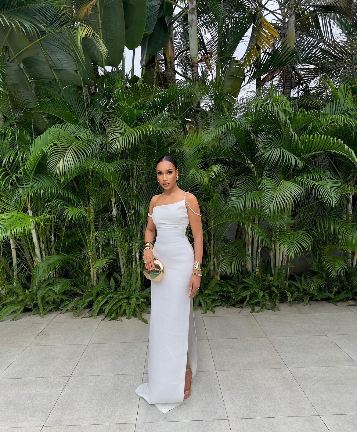 Sexy White Sleeveless Prom Dress Long Evening Gown fg6783