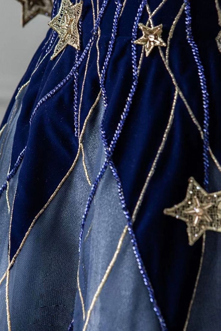 Spaghetti Strap Long Prom Dress with Star, Evening Party Dress fg6247