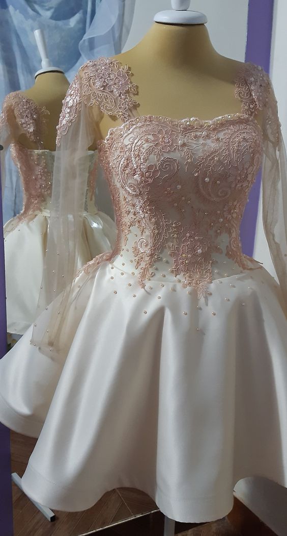 Cute Short Graduation Dress, Short Prom Dress Formal Dress fg6051