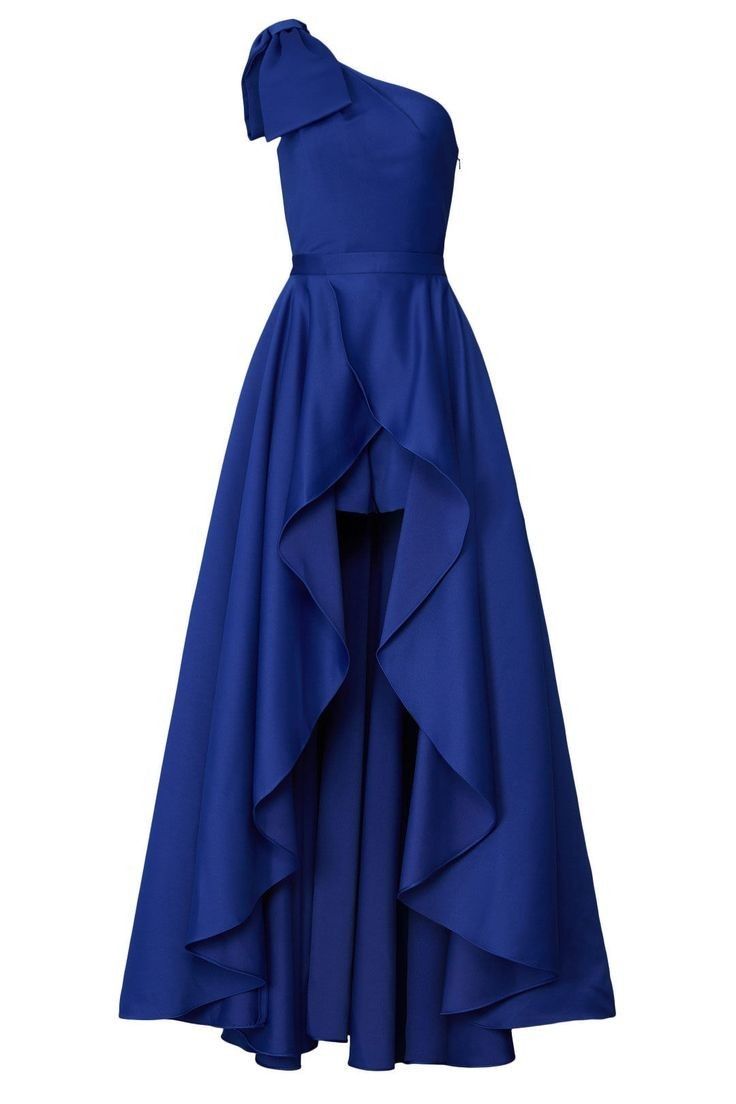 Elegant Formal Dress One Shoulder High Low Evening Party Dress fg7534