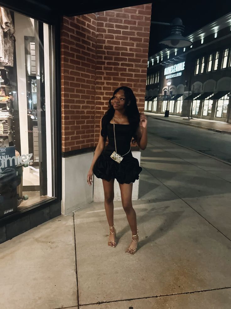 Black Birthday Dress Homecoming Dress Short Party Dress fg7729