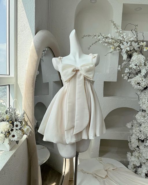 Pink Cocktail Dress Short Party Dress Homecoming Dress fg7516