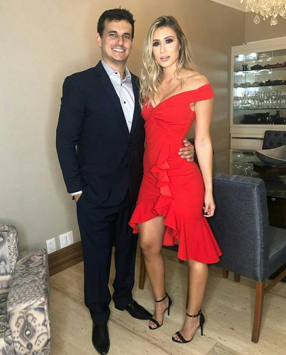 Red Evening Dress,Red Party Dress fg5728