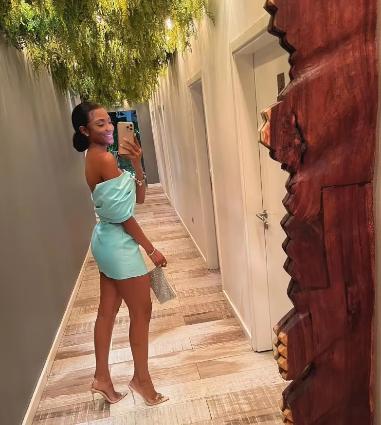 Tiffany Blue dress Short Prom Dress Homecoming Dress fg3856