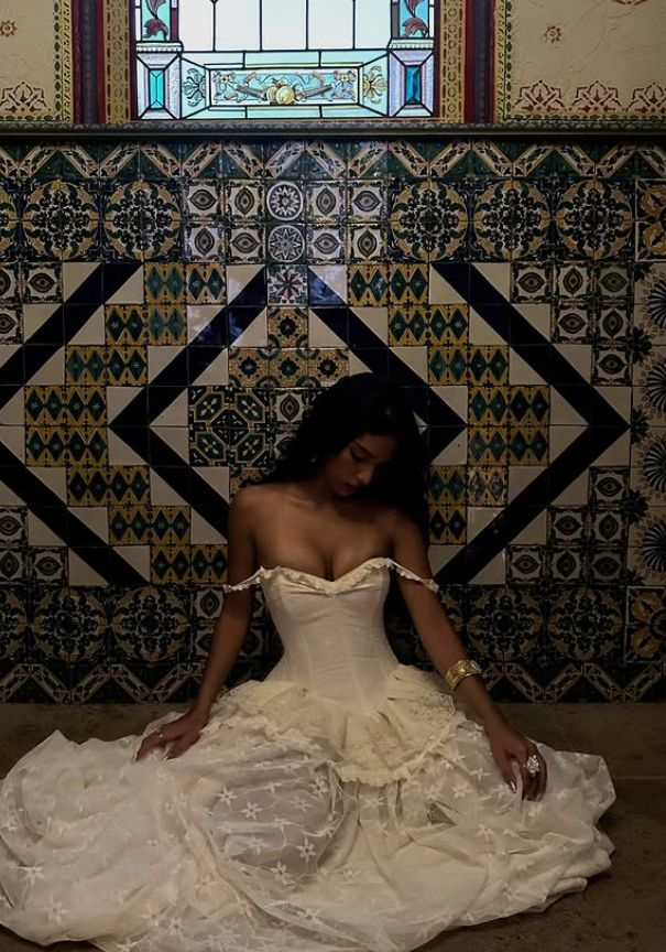 Vintage Ball Gown Off the Shoulder Satin Lace Prom Dress Wedding Dress fg8307