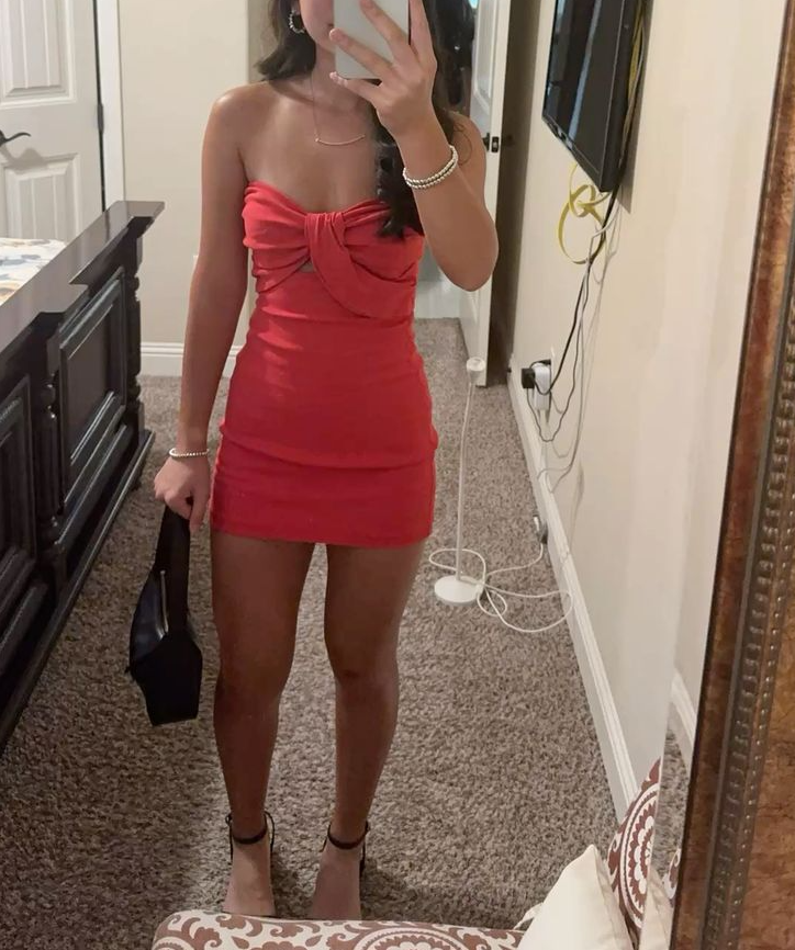 Sexy simple short evening dress short homecoming gowns fg6835