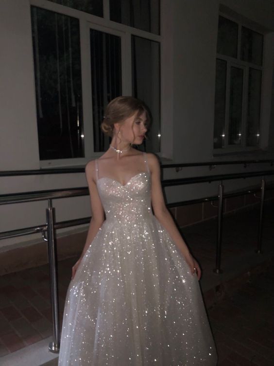 Glänzendes Ballkleid mit Herzausschnitt, formelle Abendkleider, Prinzessinnenkleider, fg4500