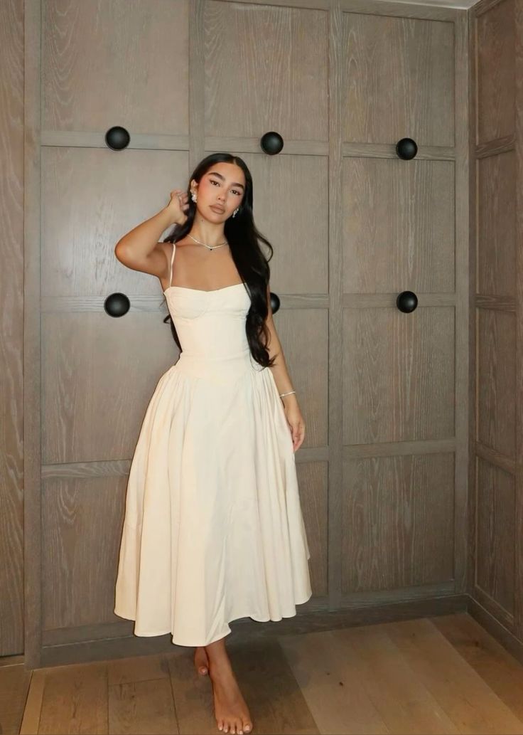 Simple Straps Sleeveless Party Dress White Prom Dress fg5334