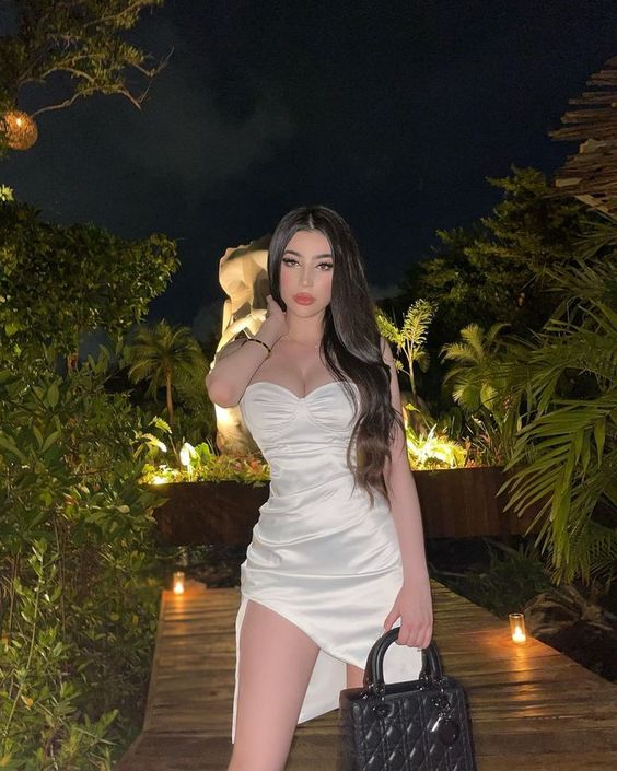 Sexy White Homecoming Dress,White Party Dress fg4558