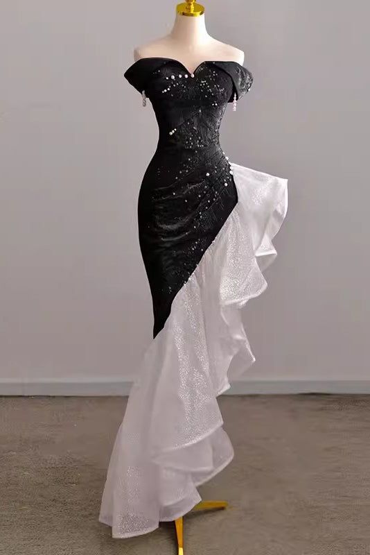 Prom Gown with Sequins, Sparkly Formal Dresses fg5082