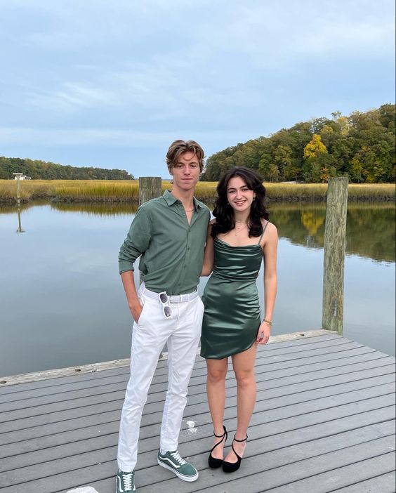 sage green dress Homecoming Dresses Short Party Gowns fg4322