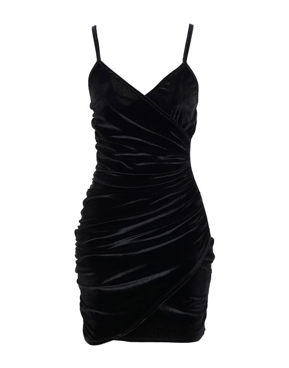 Spaghetti Straps Party Dress Lady Fashion Black Homecoming Gown fg3684