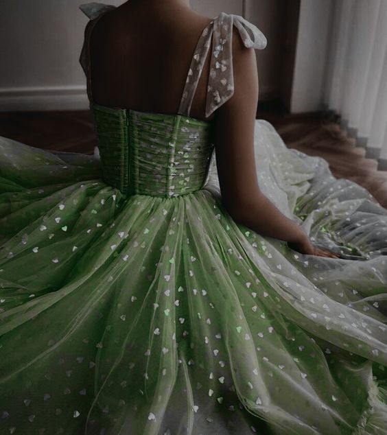 Green A line Prom Dresses Sexy Formal Evening Dress fg4226