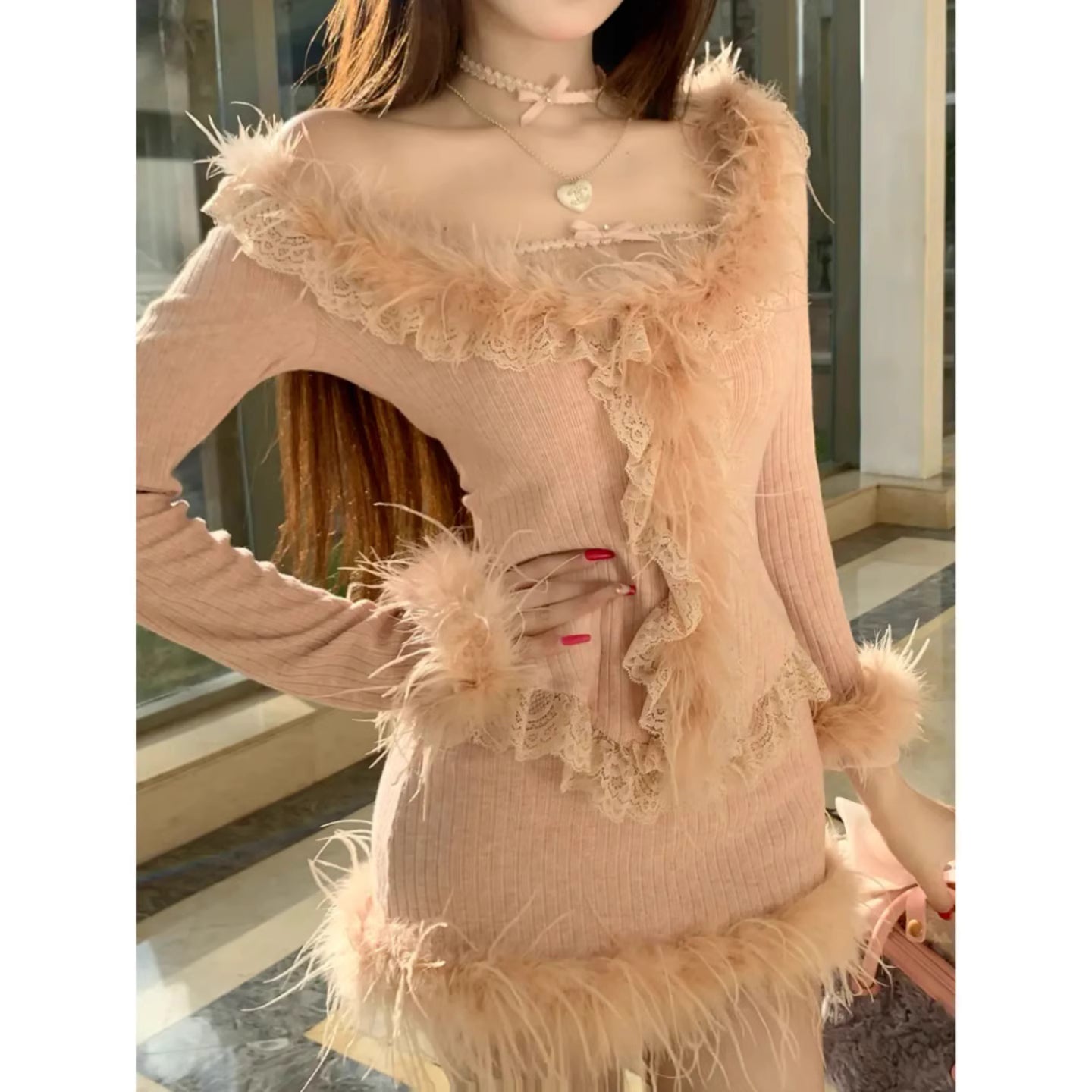 Buntes Meerjungfrau-Partykleid mit Pailletten und langen Abschlusskleidern fg8362