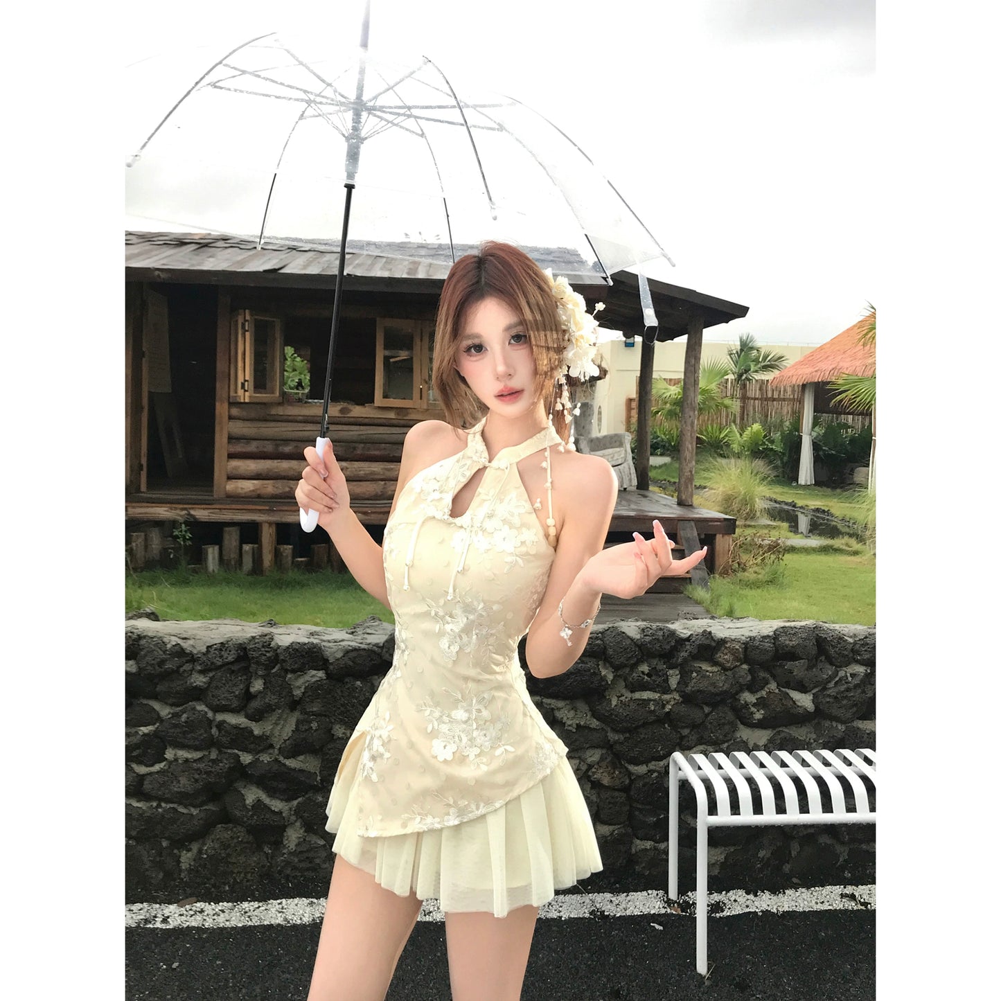 Buntes Meerjungfrau-Partykleid mit Pailletten und langen Abschlusskleidern fg8362
