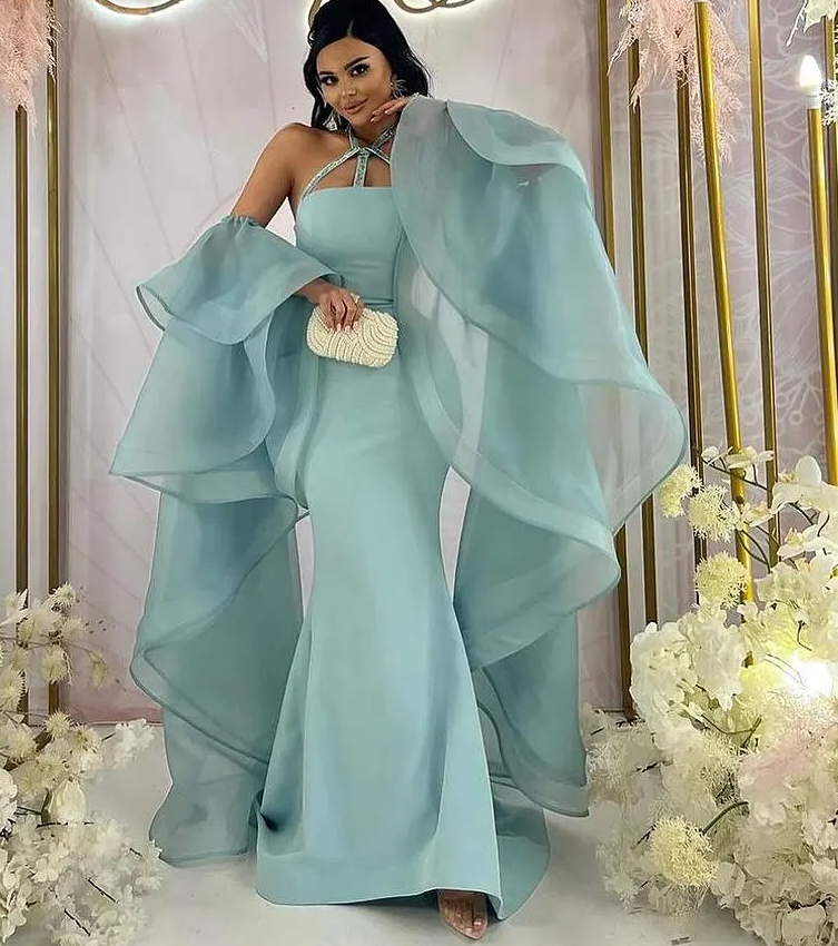 Luxury Mermaid Prom Dresses Beaded Evening Dress Luxury Birthday Dress fg5994