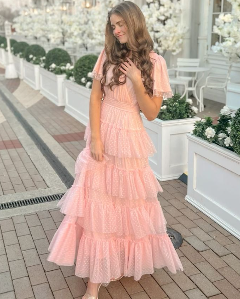pink prom dress long evening formal gown fg4272