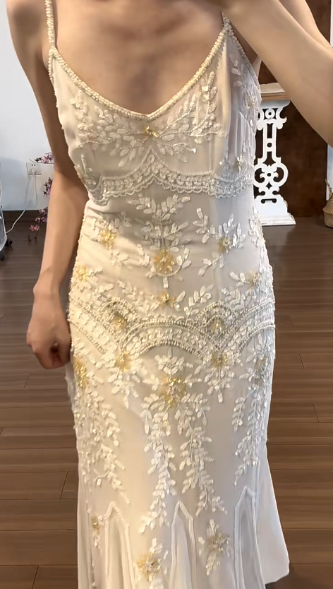 Buntes Meerjungfrau-Partykleid mit Pailletten und langen Abschlusskleidern fg8362