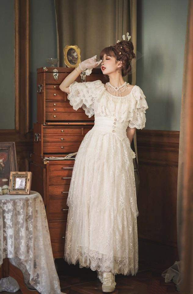 A-Linie, schulterfreies Brautkleid, Spitze, Prinzessinnenkleid fg7295