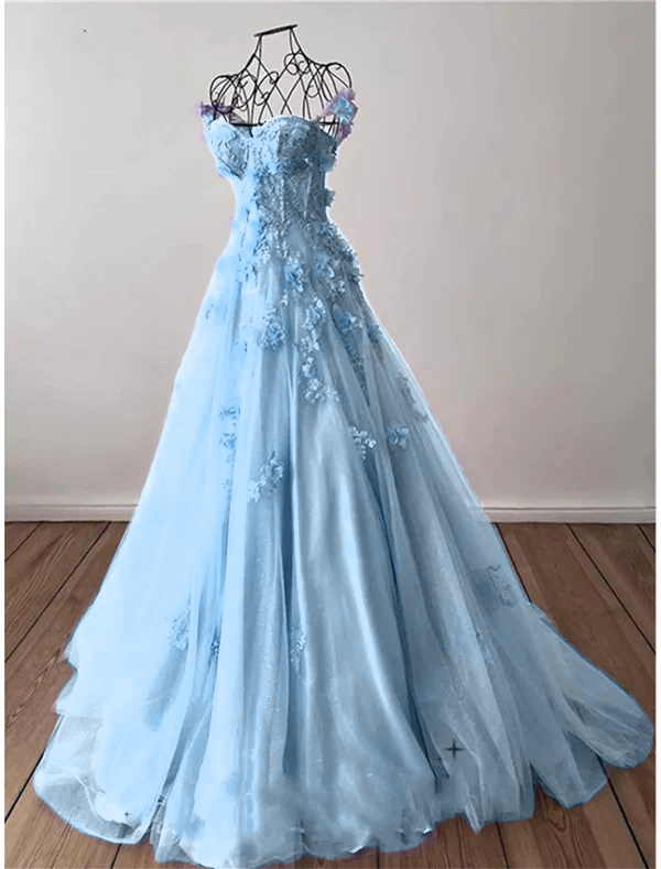 Robe de bal trapèze élégante, traîne courte, sans manches, décolleté en cœur, tulle plissé, paillettes appliquées, fg4690