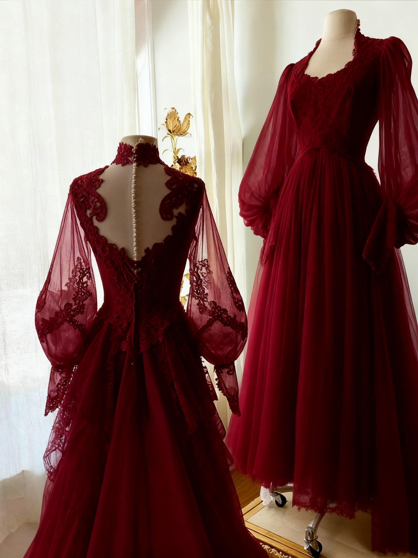 Charming A Line Tulle Wedding Dresses with lace Appliques fg5857