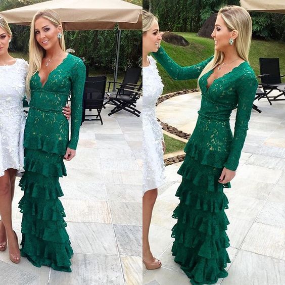 Fashion Green Prom Dresses Long Sexy Prom Dress fg2832