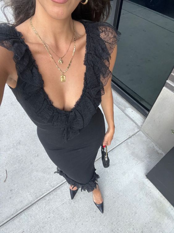 Mermaid Black Formal Prom Dress fg3121