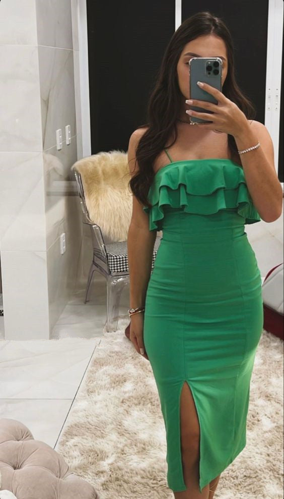 Fashion Prom Dresses Green Sexy Prom Dress fg2840