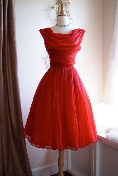 Red Homecoming Dress, Short Homecoming Dress fg1869